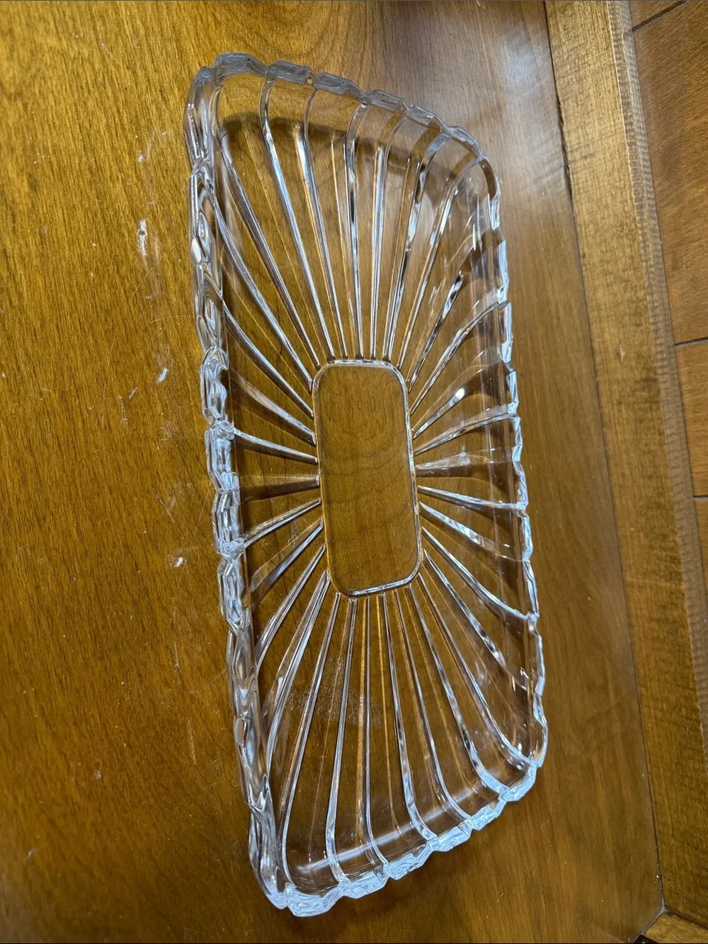 Clear Glass Decorative Soap Dish - Transparent